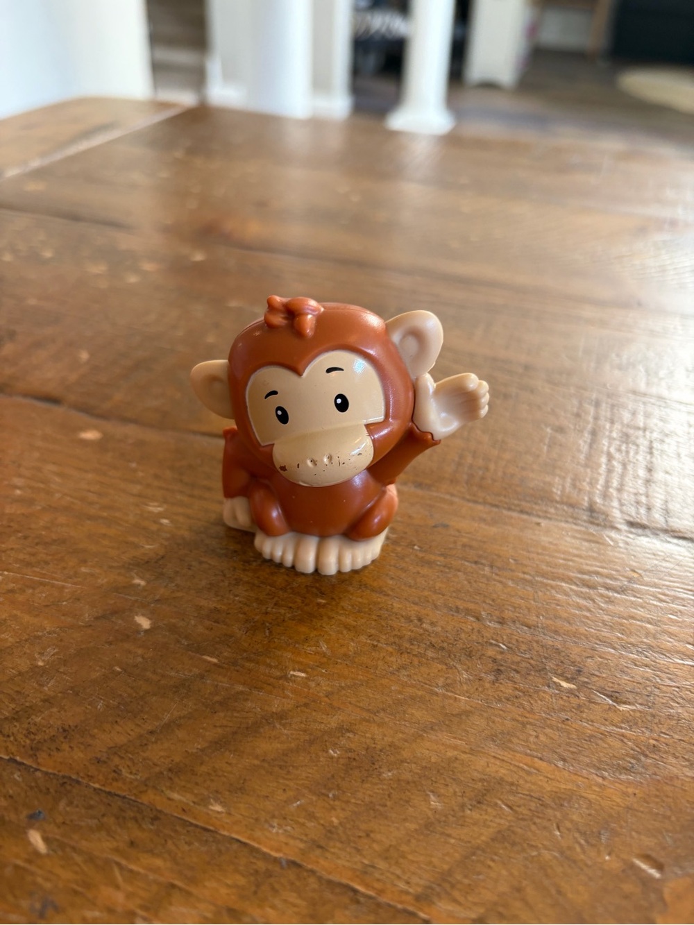 Fisher Price Little People brown monkey as is